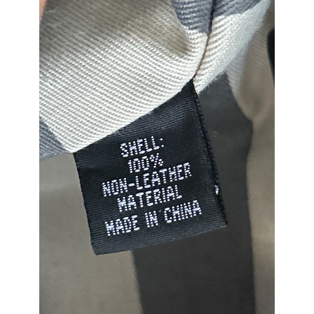 Kate Landry Black & Tan Satchel Handbag With Tassel Accent Crossbody Strap - Picture 6 of 11